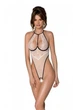 Звабливе жіноче боді кремового кольору CHIKA BODY Passion, розмір XXL/XXXL - зображення 1