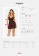 Пеньюар та трусики Obsessive Chemeris babydoll & thong XS/S - зображення 7