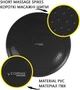 Балансувальна подушка-диск Cornix 33 см сенсомоторна масажна XR-0052 Black - зображення 7