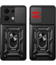 Чехол Fiji Camera Defence для Xiaomi Redmi Note 13 бампер с защитой камеры и подставкой Black - изображение 2
