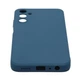 Чехол Fiji Style для Samsung Galaxy M34 5G (M346) силикон бампер с защитой блока камер синий - изображение 3