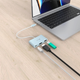 Адаптер J5create JCA379EC USB-C HDMI USB Type-A Cyan (JCA379EC-N) - зображення 4