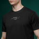 Футболка Basic Military T-Shirt с авторским принтом NAME. Черная. Размер S - изображение 3