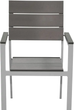 Стілець пластиковий садовий Keter Harmony Armchair 236052 сірий/білий - зображення 2