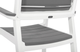 Стілець пластиковий садовий Keter Harmony Armchair 236052 сірий/білий - зображення 4