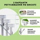 Стол раскладной для пикника Folding Table + 4 стула, портативный, регулируемая высота (CHB-3001) - изображение 4