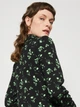 Платье-рубашка короткое осеннее женское Calvin Klein 241116475 XS Черное (1159804935) - изображение 4