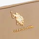 Сумка кросс-боди через плечо женская маленькая U.S. Polo Assn 27A228-AA22A Бежевая (786660877052_1159804596) - изображение 8