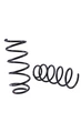 Пружина Tashiko передня Volkswagen Polo V1.0/1.4 2000-2002 6N0411105T - зображення 2