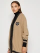 Кардиган с примесью шерсти вязаный женский Armani Exchange 404745674 XS Коричневый (1159805059) - изображение 3