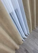 Комплект штор на люверсах VR-Textil Микровелюр SPARTA № 1032ш 150х270 см 2 шт Темно-бежевый (37-0116) - изображение 7