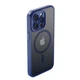 Чехол для iPhone 15 Pro Max c Magsafe Rock Guard Touch Series матовый с закрытой камерой Blue - изображение 1