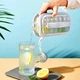 Портативна силіконова форма для льоду у вигляді пляшки 2 в 1 ICE CUBE TRAY складана на 17 кульок - зображення 9