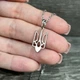 Кулон на цепочке "Герб Украины Тризуб" ювелирная сталь Xuping Jewelry серебристая упакован в коробочку (16217) - изображение 3
