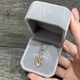 Кулон на цепочке "Герб Украины Тризуб" медзолото ювелирный сплав Xuping Jewelry упакован в бархатную коробочку (15832) - изображение 3