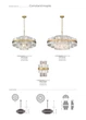 Бра, настенный светильник Zuma Line W0567-02A-B52G Constantinople G9 2x28W IP20 Brass - изображение 2