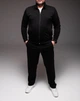 Спортивний костюм чоловічий БАТАЛ чорний Casual Big Size 2240 чор 6XL - зображення 3