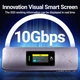 Кишеня для SSD JEYI i9X Visual Smart M.2 із сенсорним екраном та RGB, USB 3.2 Gen 2, 10 Гбіт/с, 2280 NVMe/PCIe, NGFF/SATA Gray - зображення 9