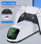 Док Станция для PlayStation 5 PS5 DualSense DualSense Edge Белый - изображение 3