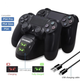 Зарядка для джойстика PS4 Dobe Док Станция для PlayStation 4 Dualshock Черный - изображение 2