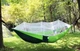 Туристический подвесной гамак HAMMOCK NET с москитной сеткой 260х130 см Зеленый (64460) - изображение 6