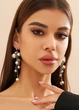 Женские серьги Серебряный Виноград No Brand 1350-01 Серебряный - изображение 1
