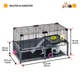 Клітка для гризунів Ferplast Multipla Hamster 72,5 х 37,5 х 42 см - изображение 6