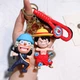 Брелок Ван пис Монки Луффи One piece Большой куш манга аниме фигурка игрушка для ключей, рюкзака, сумки 7 см - изображение 6