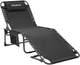 Раскладушка KingCamp Folding Chaise Lounge Chairs Black (KC2419_BLACK) - изображение 1