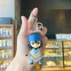 Брелок Саске Учиха Наруто Naruto Sasuke Uchiha аниме фигурка игрушка для ключей, рюкзака, сумки 10 см - изображение 5