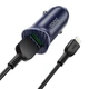 Авто Зарядний Пристрій Hoco Z39 QC3.0 Lightning 2USB Колір Чорний - зображення 5