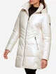Куртка демисезонная удлиненная с капюшоном женская Guess 819645909 L Молочная (1159804302) - изображение 3