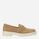 Loafersy damskie skórzane Remonte remd1h01-60 36 Ciemnobeżowe (4061811822355) - obraz 1