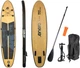 Надувная SUP доска для САП серфинга Enero Neptun Wooden 320 см, до 150 кг, с веслом, насосом и сумкой для хранения (1039473) - изображение 1