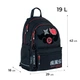 Рюкзак шкільний Kite teens Naruto NR24-2575M 42x29x18 см чорний - зображення 3