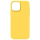 Силіконовий чохол для Apple iPhone 15 Pro Max, ICON2 Case, Жовтий, протиударний, панель, захист всього корпусу, матова поверхня Soft Touch, виступає над дисплеєм, сумісний із захисними склом і плівками, з мікрофіброю, ArmorStandart (ARM77003) - зображення 1