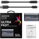 SSD накопичувач Adata Elite SE880 500 GB (AELI-SE880-500GCGY) - изображение 5