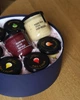 Подарочный набор СИНИЙ ROUND на 8 вкусов медовой пасты по 250 грамм. Оформление розовая пудра. ТМ Honey Life - изображение 7
