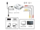 Переходник с HDMI на AV Usams Converter Mini видео адаптер Full HD для ноутбука конвертер на телевизор, монитор, проектор - изображение 2