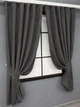 Комплект коротких штор VR-Textil Микровелюр SPARTA № 1092ш Темно-серый 130х170 см 2 шт (35-0106) - изображение 2