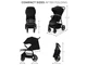 Прогулочная коляска Trig 3 Stone, Kinderkraft (black), 00-00305272 - изображение 5
