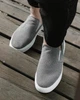 Мужские замшевые слипоны мокасины с перфорацией Legessy CROSBY GREY 44 - изображение 7