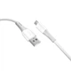 USB-кабель Ridea RC-SI35 Silicone Pro Micro-USB 3A 1м, White - зображення 4