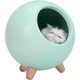 Ночник детский светодиодный с игрушкой "Кошка", от USB, 13x13x14см, Зеленый - изображение 5