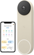 Dzwonek do drzwi Google Nest Doorbell Linen (GA03013-US) - obraz 2