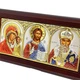Икона триптих греческая настольная 5х9.5 см - изображение 2