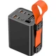 Універсальна мобільна батарея УМБ Powerbank ATRIA WPD-101 60000 мАг з ліхтариком Чорний - зображення 1