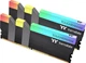 Пам'ять для настільних комп'ютерів Thermaltake 16 GB (2x8GB) DDR4 4400 MHz TOUGHRAM Black RGB (R009D408GX2-4400C19A) - изображение 1