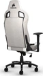 Комп'ютерне крісло для геймера Corsair T3 Rush White/Grey - изображение 4