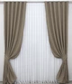 Комплект готовых штор VR-Textil Блекаут Fusion Dimout № 792ш Какао 150х270 см 2 шт (30-580) - изображение 2
